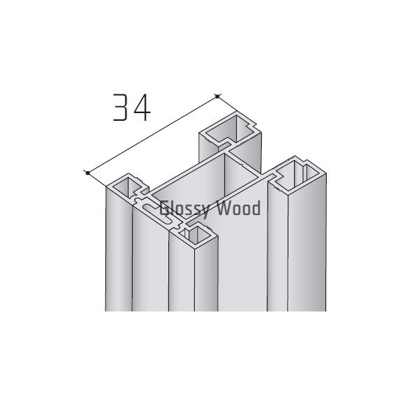 TOLÓAJTÓ FOGANTYÚ PROFIL S15 ELOX.