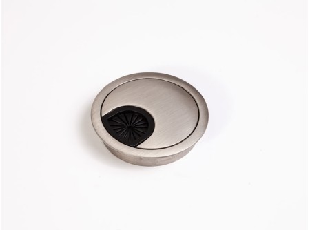 IRODAI KELLÉK KÁBELKIVEZETŐ 30129B NIKKEL 60MM