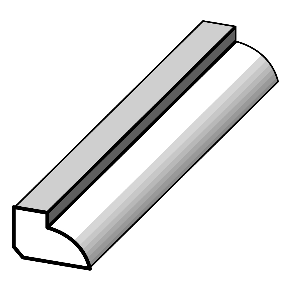 AJTÓLAP KELLÉK B707 TÉLI TÖLGY ÜVEGEZŐLÉC 2800MM B707