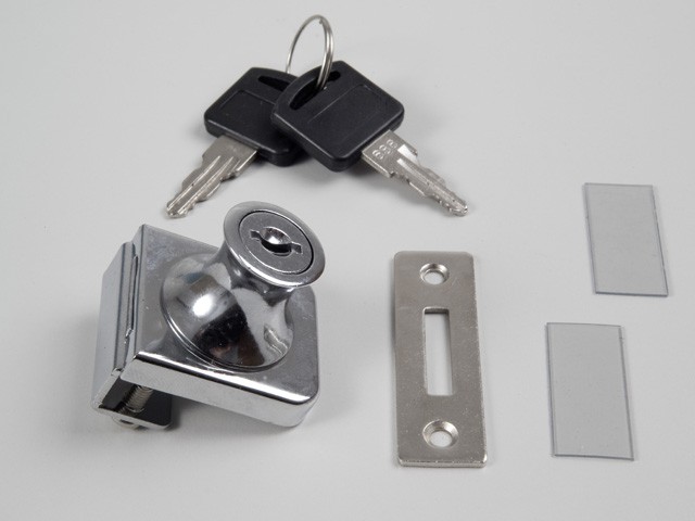 KELLÉK FL-G-01-R ÜVEGAJTÓZÁR D19*L22 KRÓM