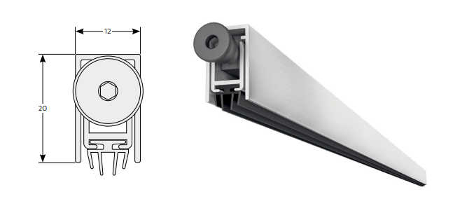 AJTÓLAP KELLÉK AUTOMATA AJTÓKÜSZÖB 730MM
