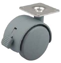 BÚTORGÖRGŐ STRONG KERÉK FÉKES 40MM SZÜRKE